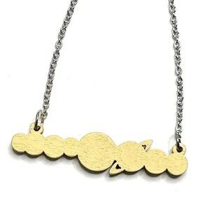 Solar system planets, wood space necklace